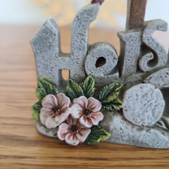 He Is Risen Easter Decor Hanging Wood Sign And Resin Figurine Easter Religious - Picture 3 of 10